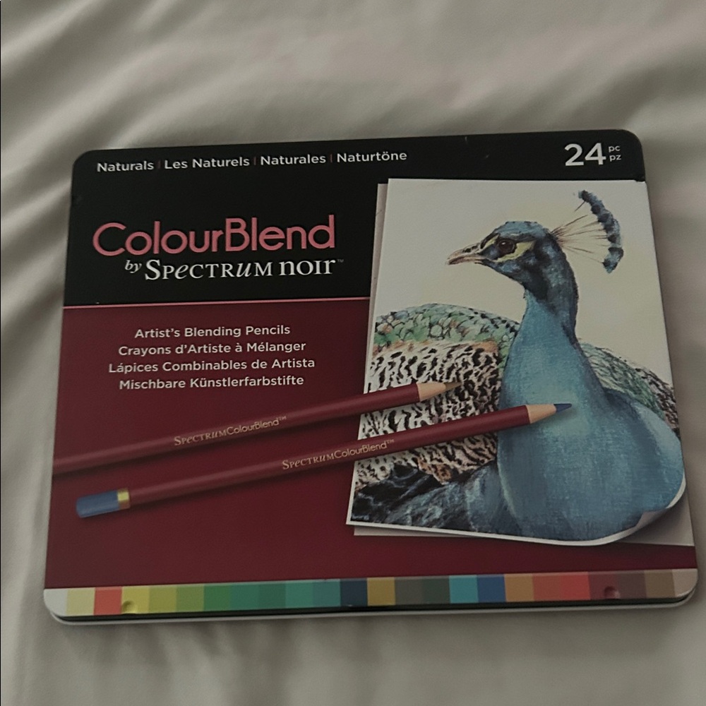Spectrum Noir ColorBlend Premium Artists Blending Pencils 24 Piece - Naturals